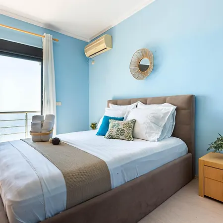 Penthouse, 3 Bedroom With Super Sea View Veranda Sarande