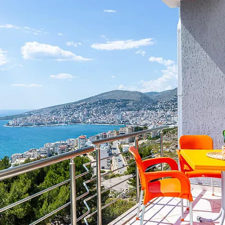 Penthouse, 3 Bedroom With Super Sea View Veranda Sarande